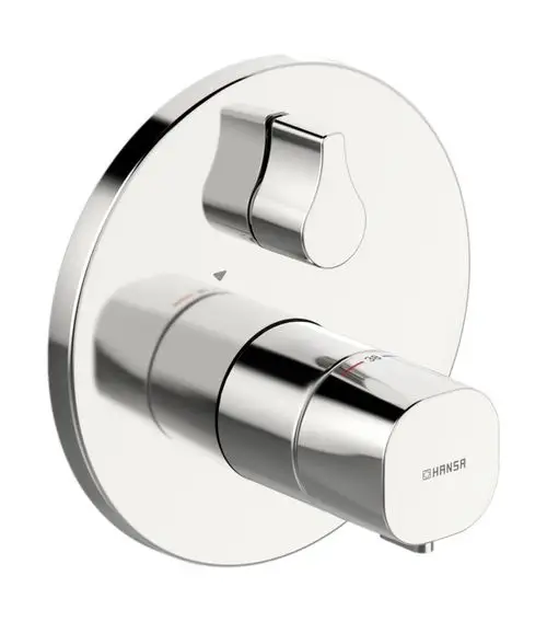 HANSA Fertigmontageset für Wanne/Brause HANSALIVING 8114 Rosette rund mit Sicherungseinrichtung DN15 Chrom, 81143552, Artikel in Kategorie
